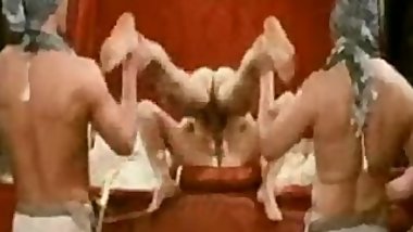 Guys help another guy fuck blonde